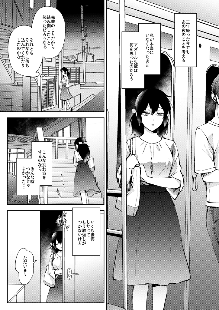すぐバレる嘘をつく2/2 ※アズ監♀