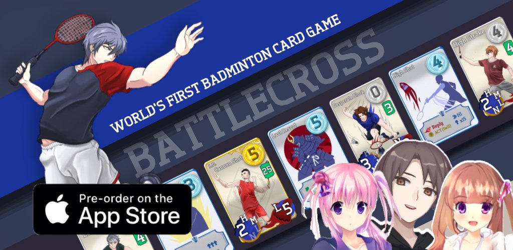 BadmintonRPG's tweet photo. BattleCross iOS version are now available for Pre-Order. Available for both iPad and iPhone

Pre-Order it for Free now: https://t.co/r8pleKAKYc

#badminton #rpg #rpggame #tcg #mobilegame #indiegame #IndieRPG #azurabrothers #IndieGameDev #indiedevs #mobileapp https://t.co/CX6Ira2Plf