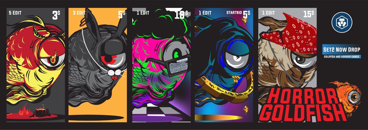 The fish and the universe soon split.🙏🐠🐠
#NFTCommunity  #NFTTHAILAND #CRO #Goldfish 
crypto.com/nft/collection…