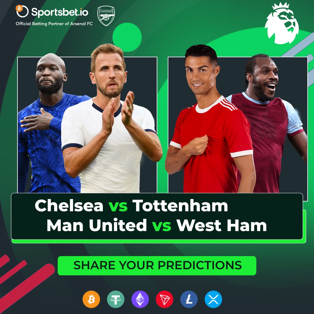 kilundeezy's tweet photo. Join the fastest betting site through the link https://t.co/2gSNFYMtbC and enjoy boosted prizes and cash outs. @Sportsbetio has got you this Afcon season.

Today it's  chelsea vs Tottenham

What's your prediction?

#CryptoBettingAfrica
@Sportsbetio 
https://t.co/eOKx5MBpcc https://t.co/Nx3XtpERZC