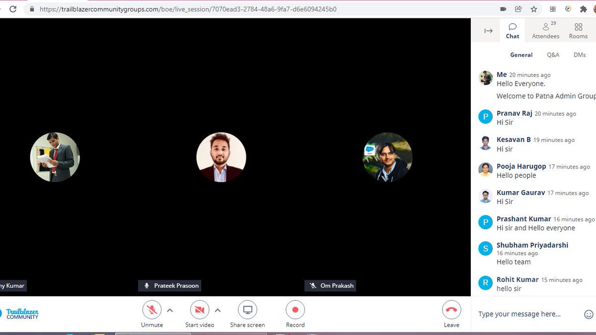 Patna, India Trailblazer Community Group tweet media