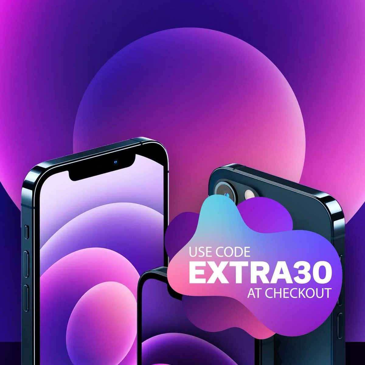 PhonesDirect_UK's tweet photo. Get an Extra £30 Off all iPhone 11 and iPhone 12 models! Use promo code: EXTRA30 https://t.co/plVYxH2BJT