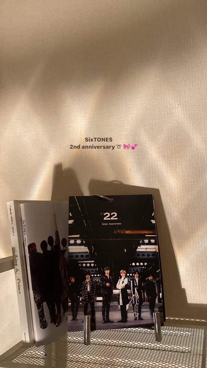 oO611_'s tweet photo. 2️⃣❕🎂💞

 #SixTONESデビュー2周年 https://t.co/o1Oo8H1j66