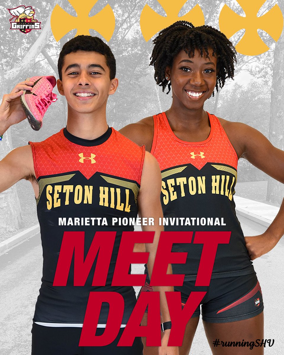 SHUXCTF's tweet photo. GOOOOOOOD MORNING! IT’S MEET DAY! Follow along with the live results as the team travels to Marietta for the Pioneer Invitational! #HillYeah #SHUTF https://t.co/en0PY2k6vu