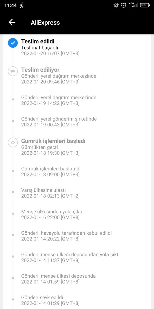 Hakkari,Van, Tunceldi'den gelen siparişlerim; Türkiye'nin en kaliteli kargo firması ile çalışmama rağmen 7-10 günde zor ulaşıyor Çin'den verdiğim sipariş 6 günde geliyor !!