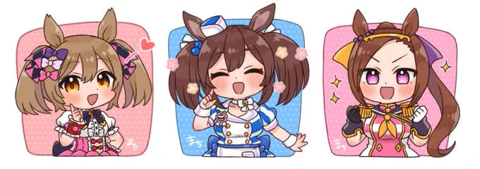 カプリコーン杯がんばろうねのうちの短距離ウマ娘ちゃんズ🎀🍩🌸 