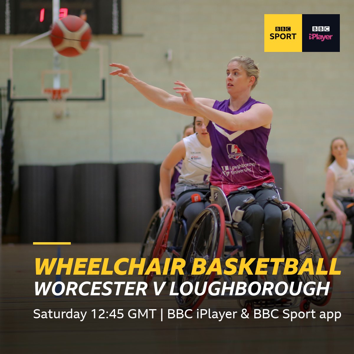 BritWheelBBall's tweet image. Today's the day! 

Watch the inaugural BWB Women's Premier League season opener live on @BBCSport

🐺 @WBPLWolves vs @LightningWCBB ⚡
🕑 Coverage begins 12:45
💻 bbc.in/3tP37k7

#BWBWPL 
@uk_sport | @TNLUK