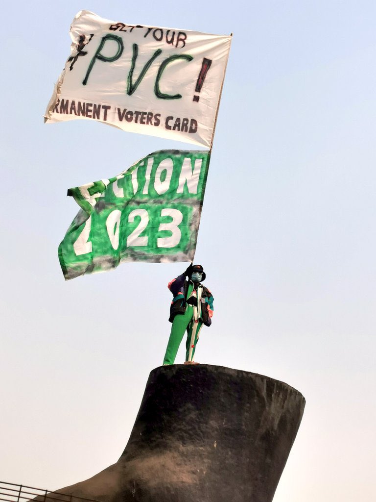 iamjoycedaniels's tweet photo. Do not let those who buy votes convince you that votes do not count. They understand your power. Do not lose it to fear or complacency. Get your PVCs.
CC: @theflagboii
#fixelectionsng #socialengineeringpractitioner #nigeria https://t.co/FqOsHFNVTa