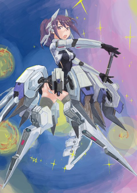 「mecha musume thighhighs」 illustration images(Latest)