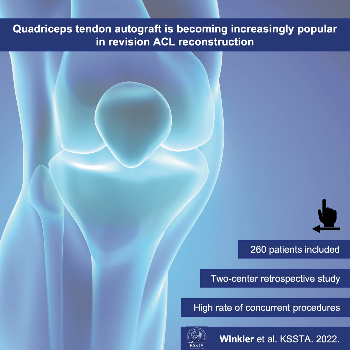 KSSTA's tweet photo. In this study from the January issue of KSSTA, conducted at the UPMC Freddie Fu Sports Medicine Center at the University of Pittsburgh, the authors demonstrated high surgical complexity in revision ACL-R due to high rates of concurrent procedures.
#ACL
https://t.co/WIDC0hSNRI https://t.co/hWKp5Y43qK