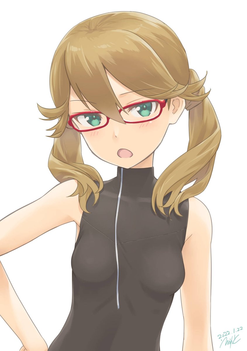 「インナー修正した・・・・('、3_ヽ)_ 」|えらんとのイラスト