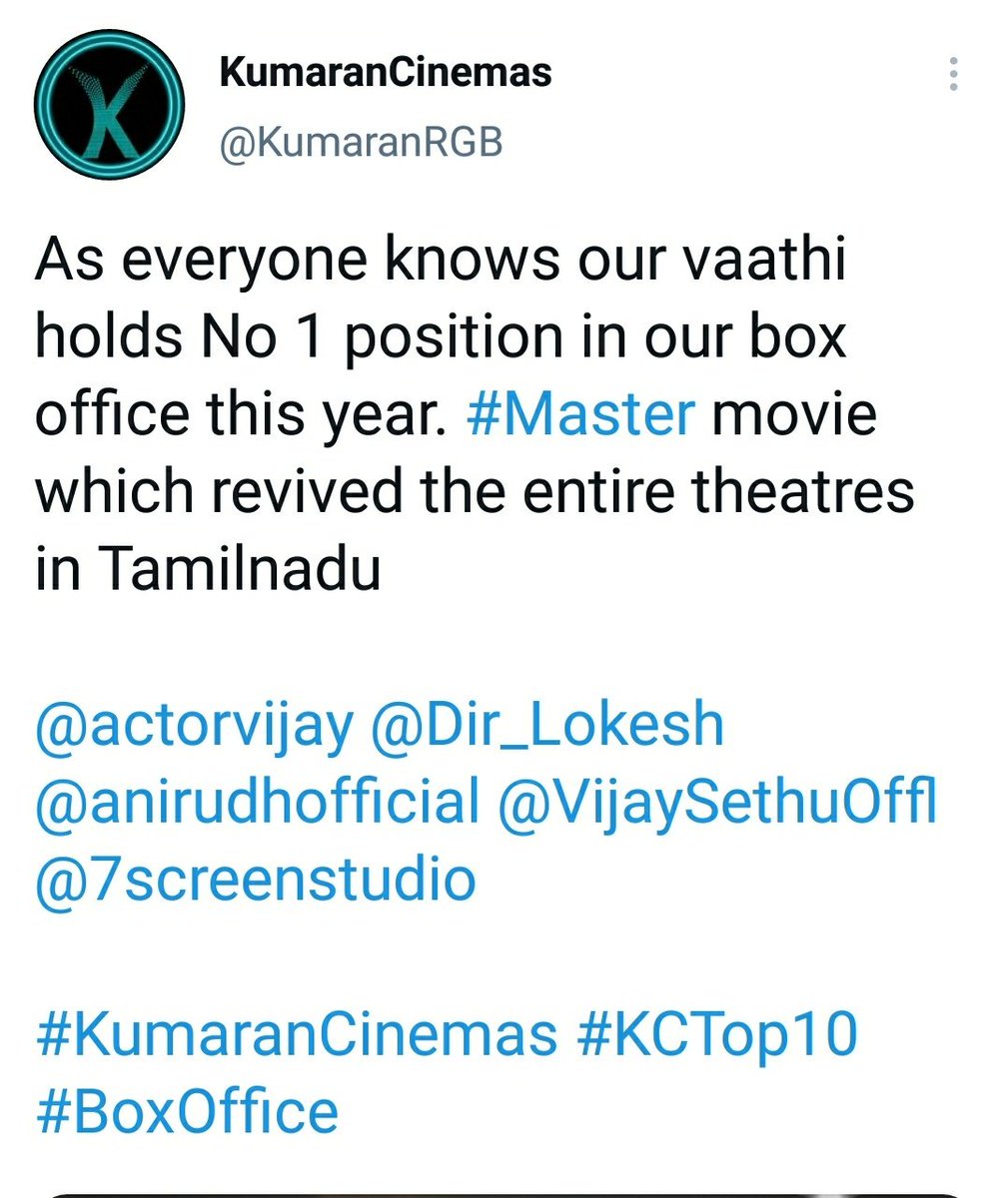 VJ_SK_AjayKumar's tweet photo. #OneYearOfMaster 😎 #Beast #ThalapathyVijay @actorvijay 🔥
#1YrOfIndustrySaviourMASTER
#Thalapathy ❤️.. https://t.co/IIa4Pm8yqn