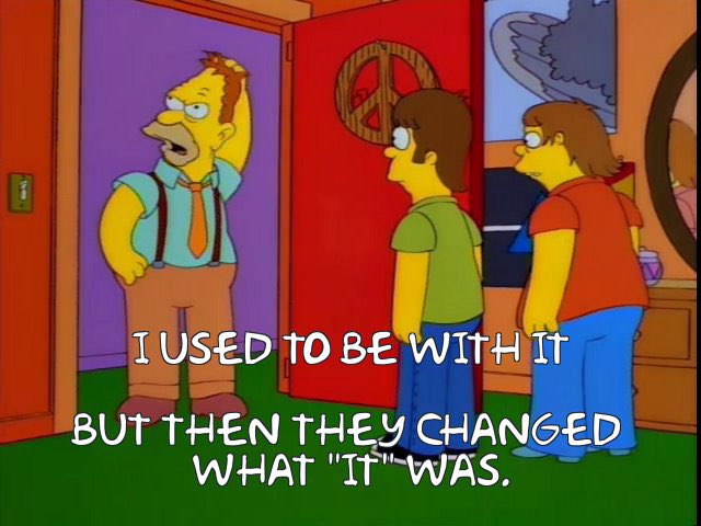 Me after The Wiggles win the Hottest 100