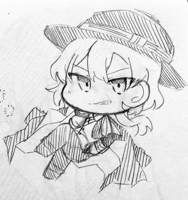 昨日のど深夜に描いてた落書き 