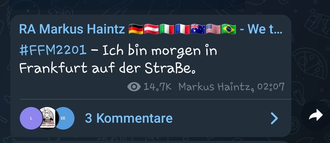 MortMcNamara's tweet photo. #HaintztrittFrauen möchte wohl mal wieder vermöbelt werden? Das Ostend freut sich bestimmt auf #HaintzIstEinWixer 😂
#F2201 #Ffm2201 #QuerdenkerSindTerroristen #QuerdenkenStoppen https://t.co/9VoEvSNdxl