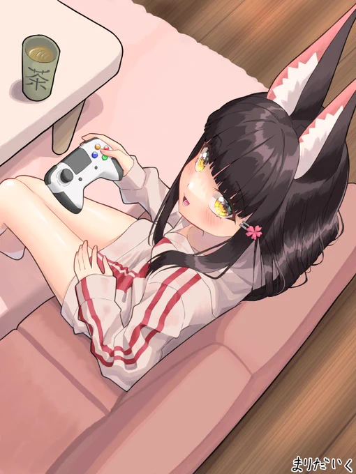 パーカー長門その2
#アズールレーン
#アズレン 