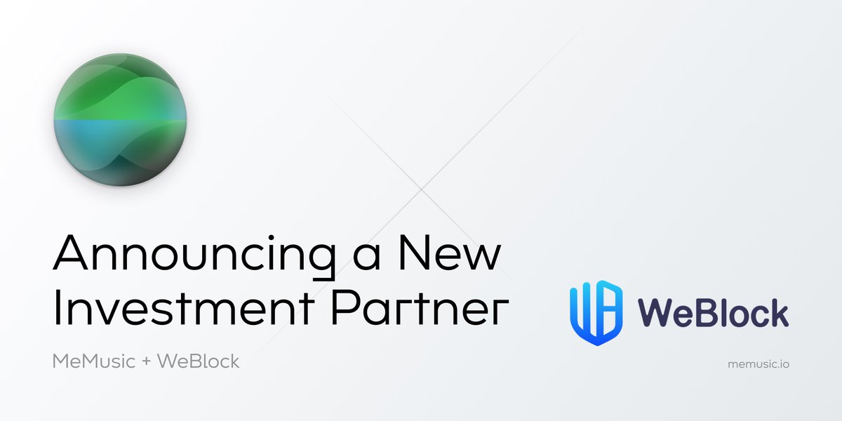 WavesAIOfficial's tweet photo. One of our strategic partners, @WeBlockEnglish has joined as an investor to @MeMusicNews. Together, we are building a new #web3 based music ecosystem to challenge #Spotify 🔥 https://t.co/odfDxSjNSK