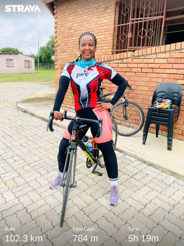 Manzini to Simunye🚴🚴🚴🚴🚴  Well Done Friend <a href="/magazimotsa/">Tanele</a> #102.3km #5hrs19mins🙌🏻🙌🏻🙌🏻