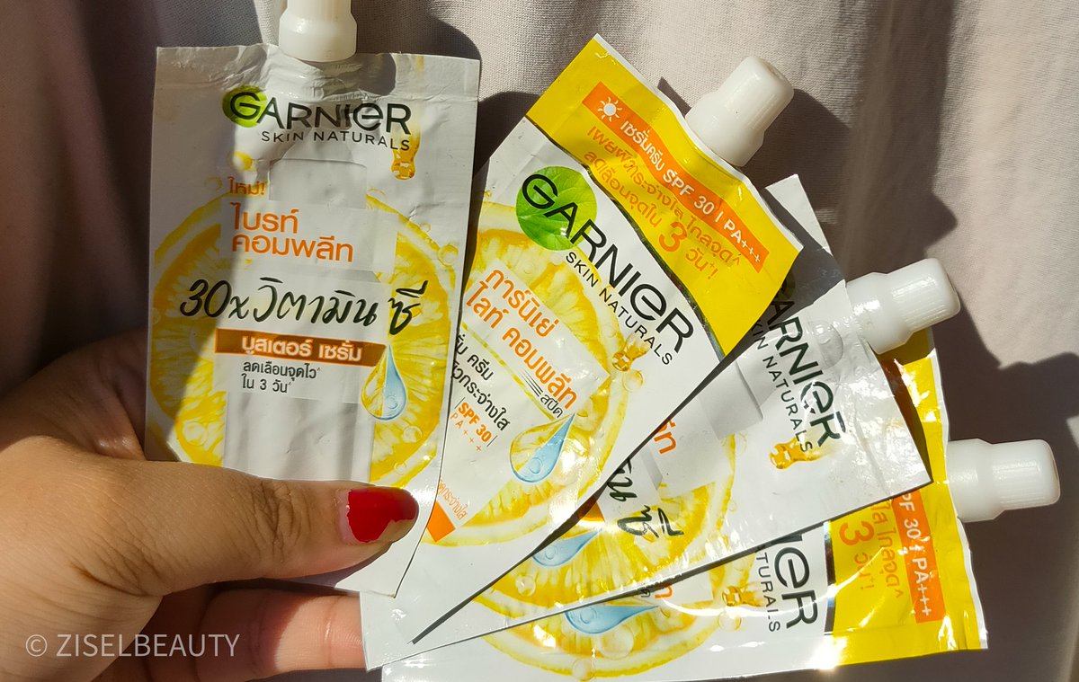 ziselbeauty's tweet photo. ได้ลองสักทีหลังเห็นรีวิวมาเยอะ ก็คือ garnier 2 ตัวนี้ใช้คู่กันดีมาก ตัวเซรั่มคือเอารอยสิวอยู่จริง ใช้คู่กันกับครีมสีเหลือง ยิ่งเพิ่มคุณสมบัติ antioxidant จางลงจริงแค่ 10 วัน ใช้หมดไปอย่างละซองแล้วไม่แพ้เลย ไม่ระคายใดๆ ให้ผ่าน 10/10 @Ganierthailand #รีวิวสกินแคร์ #รีวิวเซเว่น https://t.co/Dx2dvzn0od
