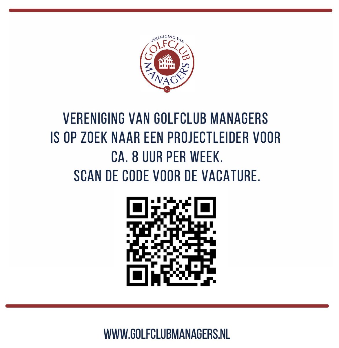 #vacature #golf <a href="/GolfersMagazine/">golfersmagazine</a> <a href="/NGF_/">NGF</a> <a href="/Golfnl/">GOLF.NL ⛳️</a>