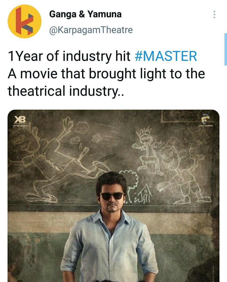 VJ_SK_AjayKumar's tweet photo. #OneYearOfMaster 😎 #Beast #ThalapathyVijay @actorvijay 🔥
#1YrOfIndustrySaviourMASTER
#Thalapathy ❤️.. https://t.co/sDJdz9NZFA