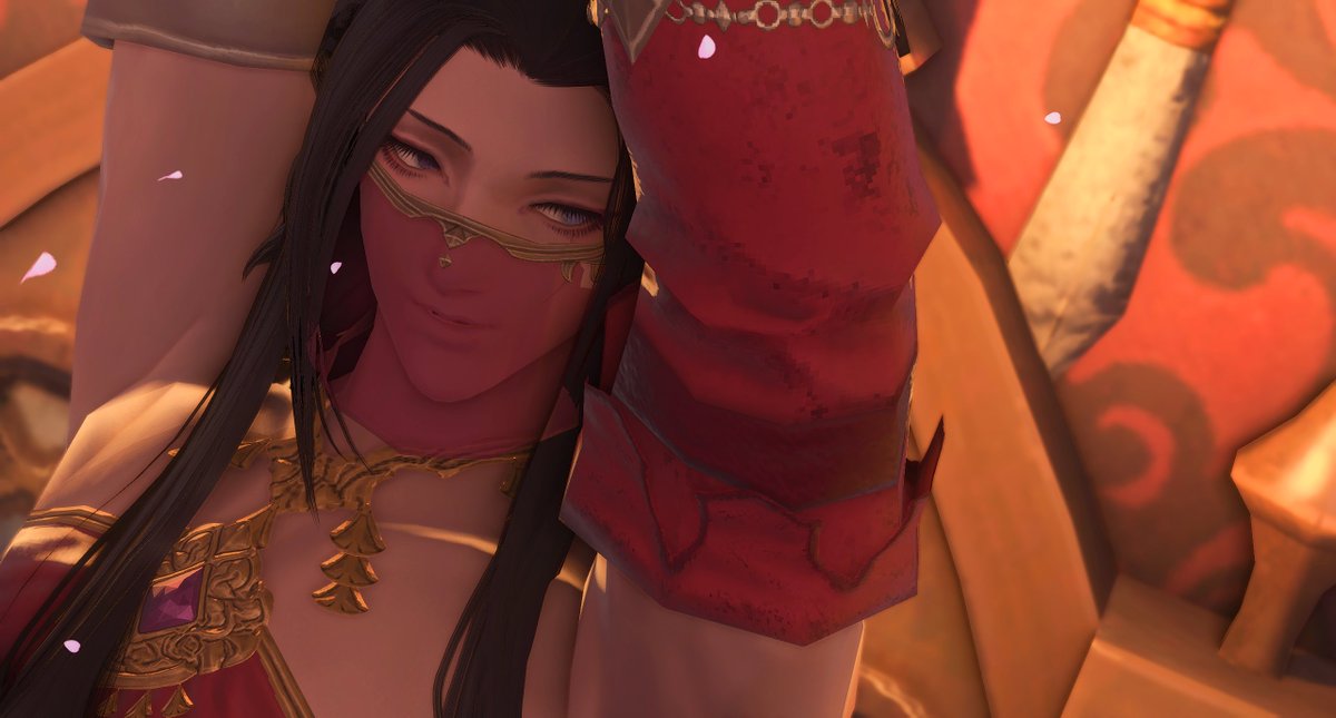 Nirav_Riam's tweet photo. Thavnair perfumed dreams,  2nd set.
@Kyrie_ffxiv made a vibrant and colorful Thavnarian decor for our FC house. 
#MaleViera #GPOSERS #SoftBun #SilverSoul https://t.co/LrRvp0ydUJ