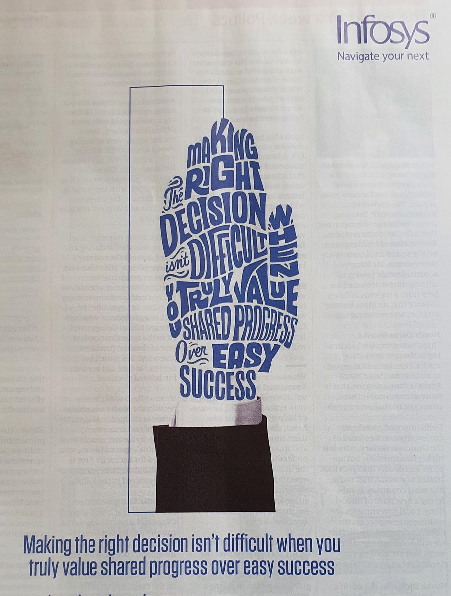 SriRathinam's tweet image. Loved this ad from @infosys! #sharedprogress.