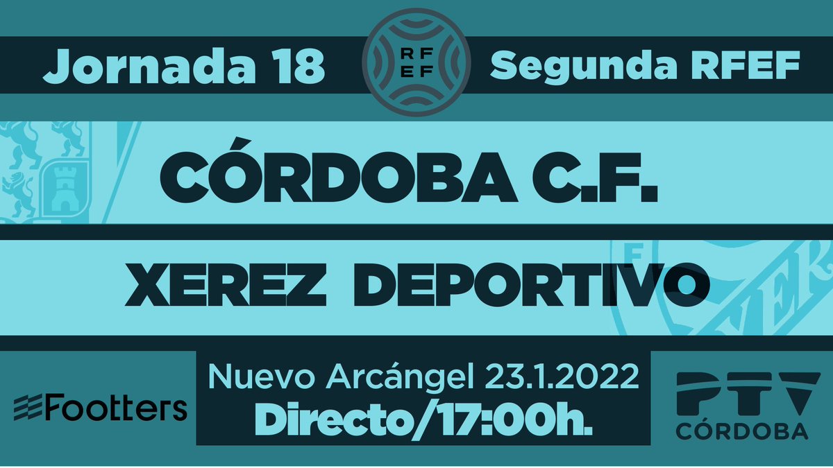PTV Deportes Córdoba (@ptvdeportescord) on Twitter photo 📺 | Fútbol en <a href="/PTV_Cordoba/">PTV Córdoba</a>
⚔️ <a href="/CordobaCF_ofi/">Córdoba CF</a> - <a href="/XerezDFC/">XEREZ DEPORTIVO</a>
📅 Domingo, 23 de enero
⏰ 17.00
🏟 El Arcángel
🎙 <a href="/FernanLopezMun/">Fernando López 🎙</a> y <a href="/AndrsArmada1/">Andrés Armada</a>
El Córdoba juega en PTV
#CCFXerezDFC 📺 | Fútbol en <a href="/PTV_Cordoba/">PTV Córdoba</a>
⚔️ <a href="/CordobaCF_ofi/">Córdoba CF</a> - <a href="/XerezDFC/">XEREZ DEPORTIVO</a>
📅 Domingo, 23 de enero
⏰ 17.00
🏟 El Arcángel
🎙 <a href="/FernanLopezMun/">Fernando López 🎙</a> y <a href="/AndrsArmada1/">Andrés Armada</a>
El Córdoba juega en PTV
#CCFXerezDFC