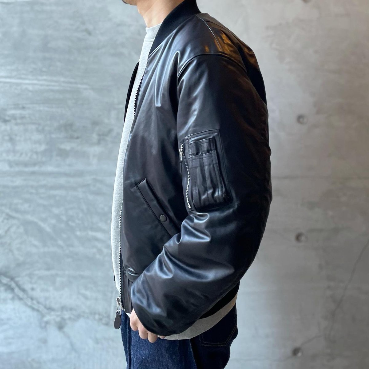 COMOLI 22 SS シープスキン MA-1 ¥308,000-(tax in) COLOR / SIZE