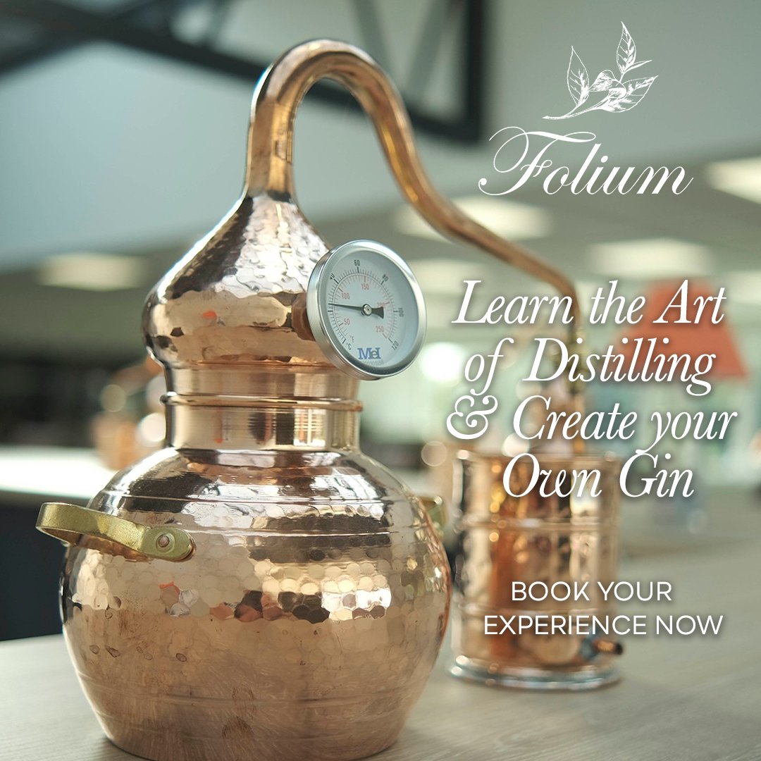 foliumgin's tweet photo. Try something new to kick-off 2022 - book your Gin making experience with us today. https://t.co/hdN5eQPjLM https://t.co/bLnn8Rp7Tf