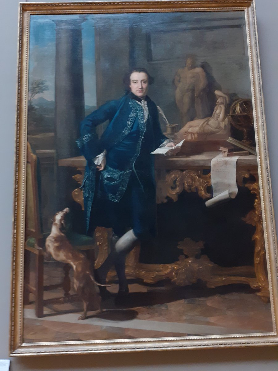 PhPrudent1's tweet photo. Et bien sûr, mon cher #pompeo sans lequel je ne serais rien ... #batoni #grandtour #rome #settecento https://t.co/sZXnGsEGWJ