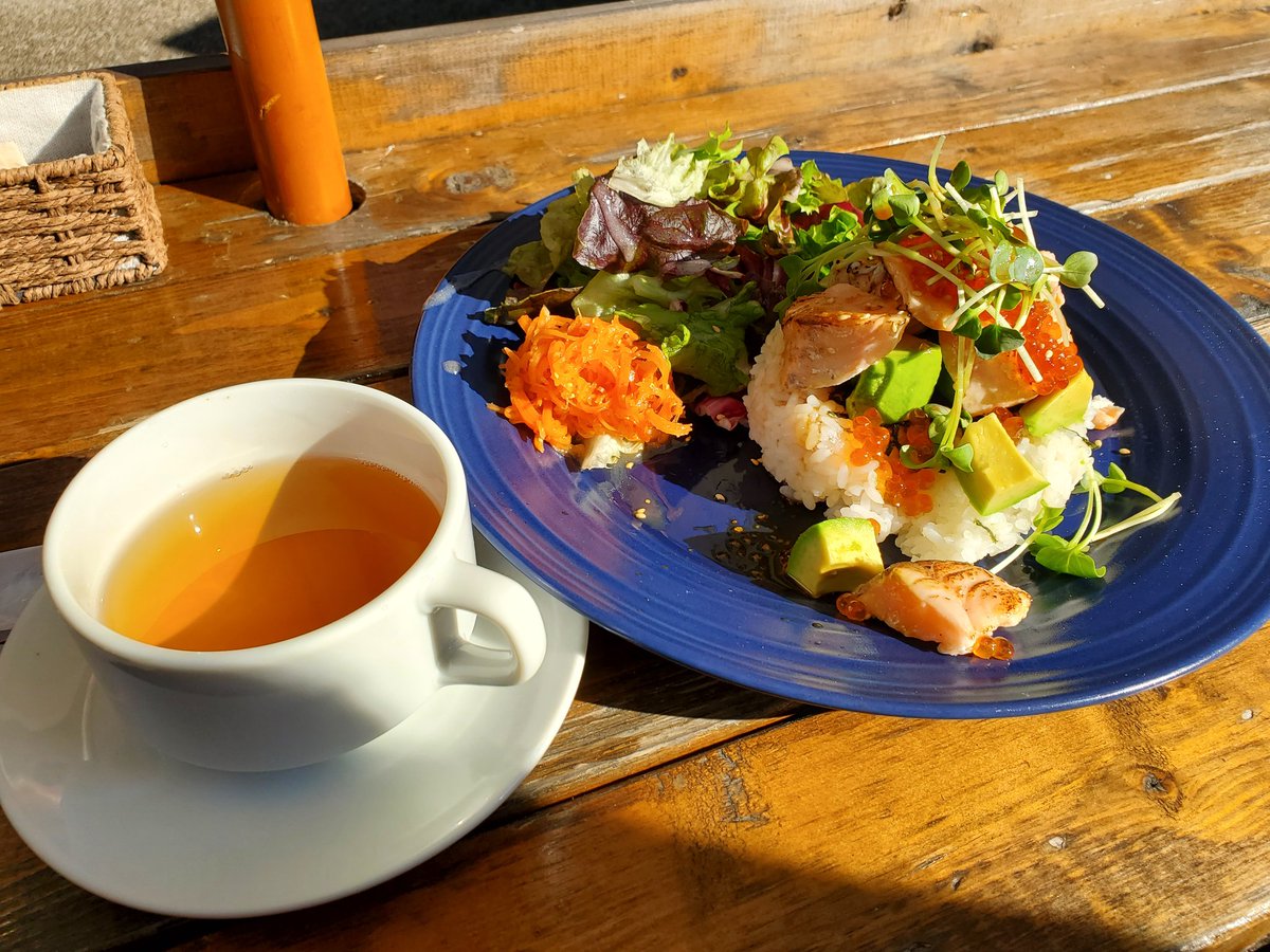 久しぶりのランチ
(外)