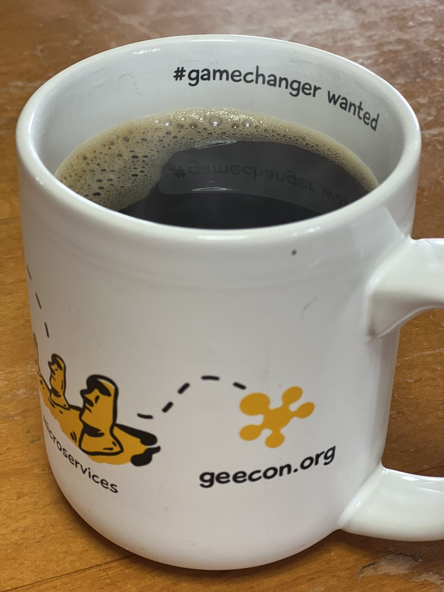 heinzkabutz's tweet photo. Today’s #java kindly sponsored by @GeeCON. Geecon Prague Nov 2019 was the last conference talk I gave in person, and which I started prophetically saying it was my last conference talk for a while. I didn’t mean like *this*!!! https://t.co/Nk2K5pfsht
