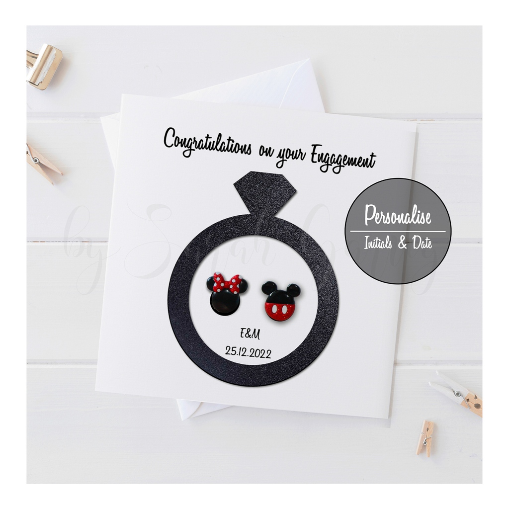 BySarahGarvey's tweet photo. A lovely little review from Teresa ❤️🐭
'Beautiful engagement card something different well made and special'

#disney #mickeymouse #minniemouse #disneylife #disneylove #disneylover
#engagementcard #weddingcards #engaged #weddinginspo #shesaidyes #gettingmarried #proposal https://t.co/LxKRjYo9Hs