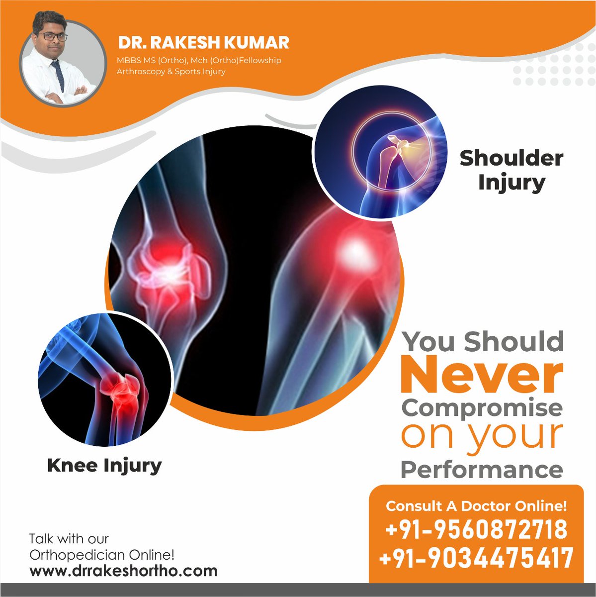 shoulder_knee's tweet image. Early diagnosis and good treatment plan are very important factors in getting joint discomfort under control. Consult our orthopedics today and keep your bones healthy.

Consult A Doctor Online!
09560872718, 9034475417

#DrRakeshKumar #Anterior #Lateral #Posterior #MCLInjury