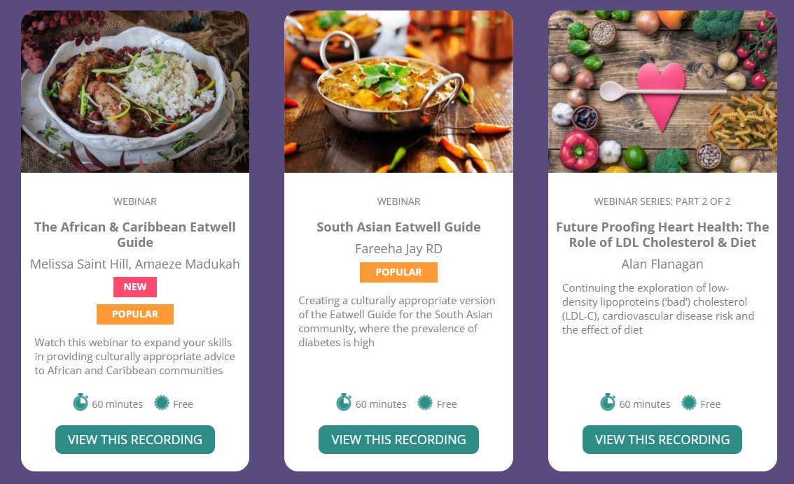MyNutriWeb's tweet photo. Are you planning on CPD this weekend❓
Here's our 3 recent webinars:
1️⃣ #AfricanCaribbeanEatwell @diversenutr https://t.co/vTnIoN5rqh
2️⃣ #SouthAsian Eatwell @FareehaJay https://t.co/Ujlc3j9Nxl
3️⃣ #LoweringLDLc, Alan Flanagan https://t.co/Uy6g64CNry
All @AfN_UK_ CPD approved https://t.co/bfSf7NPAqg