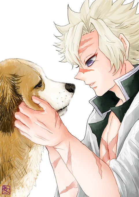 あつこ39💎さんがTwitterに投稿した不死川実弥(鬼滅の刃)のイラスト。