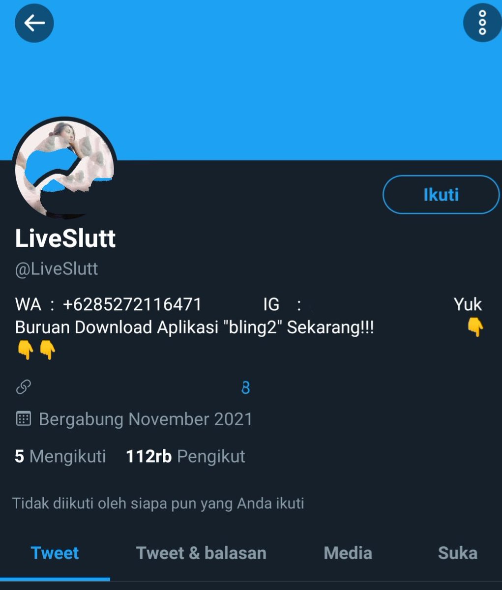 jr_demick's tweet photo. Ayo menjadi bagian dalam memberantas penyebaran akun² maksiat..
Suspended
https://t.co/HOB7EhUGQ6
https://t.co/ROiIRjWWwm
https://t.co/dLgHje2Bku
https://t.co/2zBGCtEZ92
https://t.co/GX2yCjCQdh
https://t.co/eRb8rk1JJx https://t.co/XBQkrjew9G