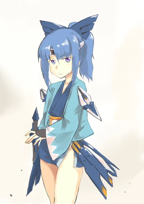 某時代劇風リンちゃん怜ちゃん
#アリスギアお絵かき 