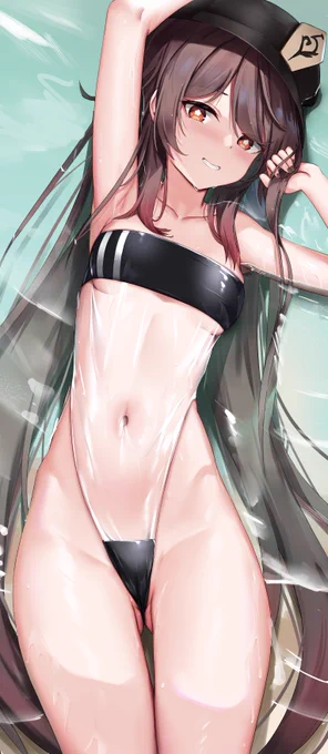 Is the trend still on ? 🔥
#grisswimsuit #原神  #GenshinImpact #HuTao 