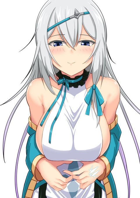 お題箱より
#殲滅魔道の最強賢者 の白い服を胸の間に挟まっておっぱいが見えてるユリル
のTwitter用修正版 