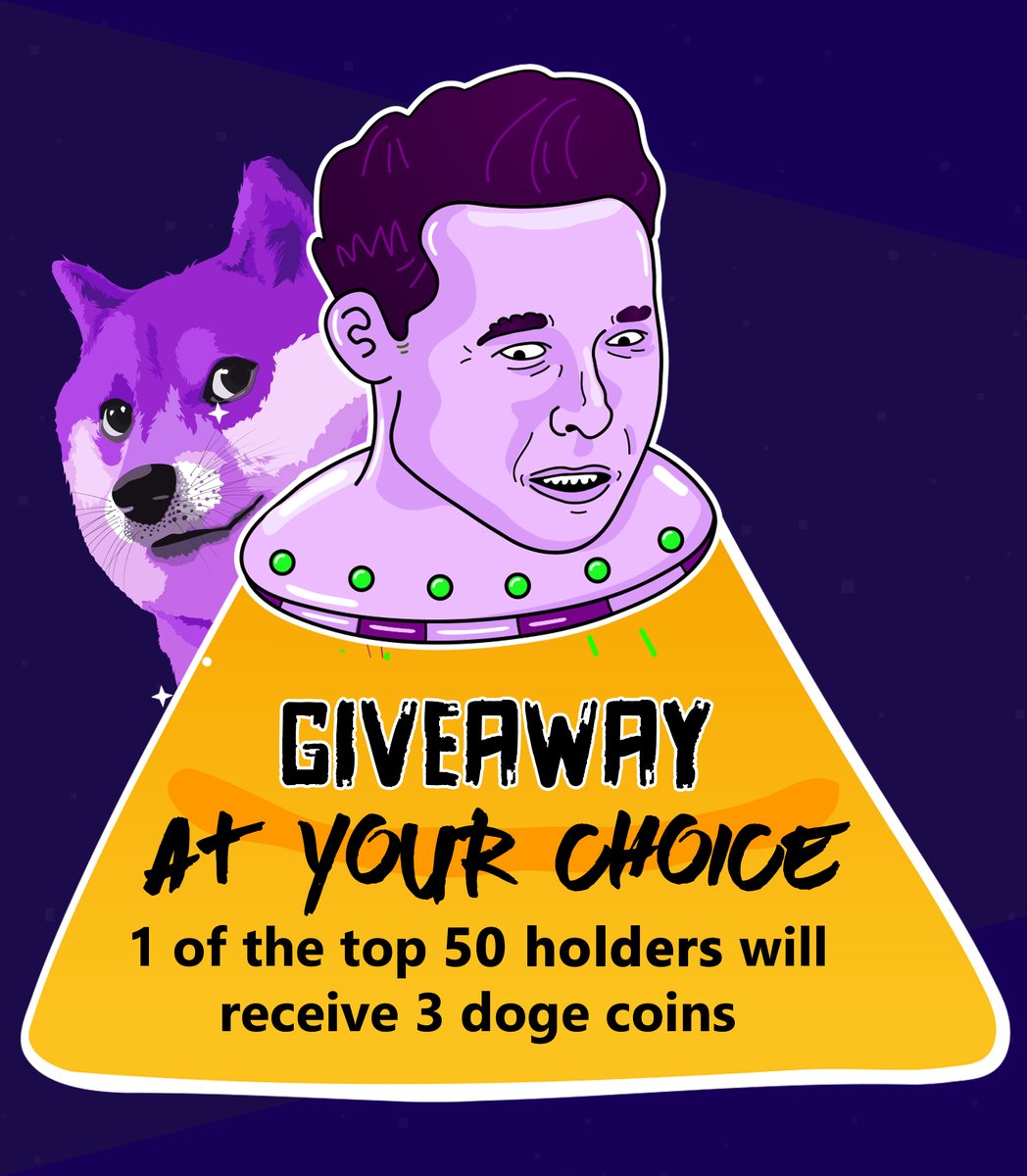 MetaElonDoge's tweet photo. 🚀With your choice, our giveaway has been announced! 3 DOGE COINs will be given to 1 person among the first 50 holders!

#giveaway #doge #dogecoin #meta #metaverse #elon #elonmusk #binance #bitcoin #coin #Airdrop https://t.co/GQG2x46iMQ