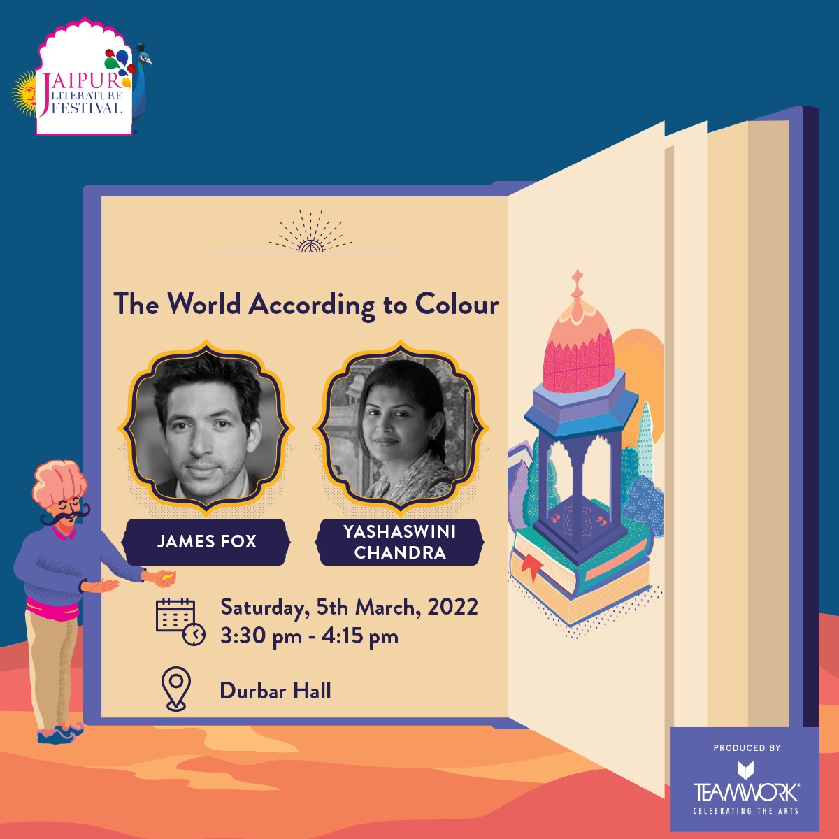 In conversation with writer and art historian Yashaswini Chandra, BAFTA-nominated broadcaster and art historian James Fox explores humankind's extraordinary relationship with colour.