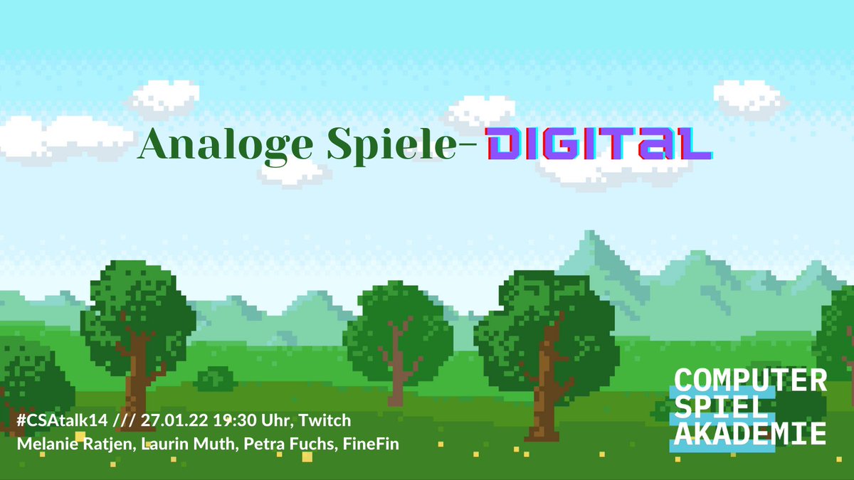 ComputerSAk's tweet photo. Um analoge Spiele (z.B. Brettspiele) zusammen zu spielen, musste sich Jahrtausende an einem gemeinsamen Ort in Präsenz getroffen werden!
No more! Neue Techniken machens möglich.
Und was geht digital verloren?
Das diskutieren wir beim
#CSAtalk14 27.1.22
https://t.co/PmV99aIvZ7 https://t.co/PryWaqr19u