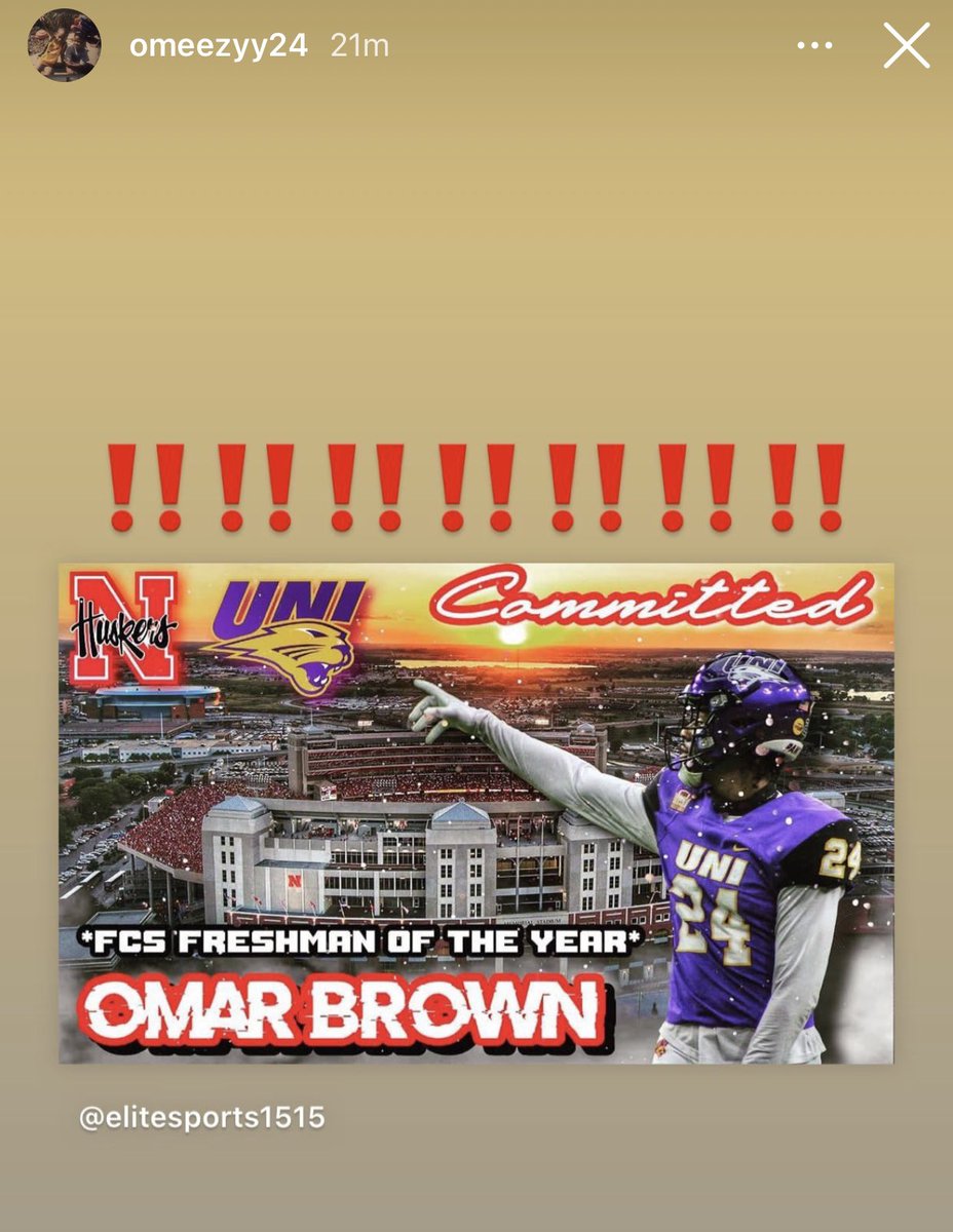☠️🔥💪 @OBrownjr #Huskers