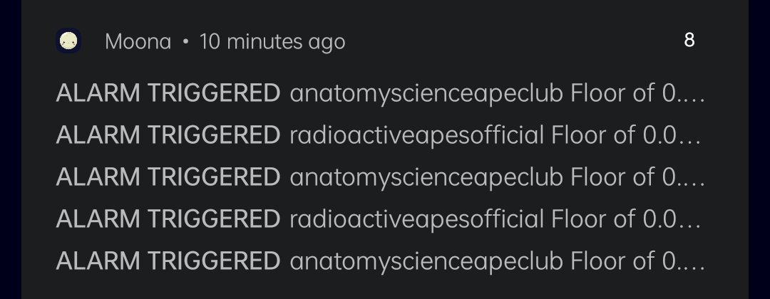 Anatomy science ape club has a sudden increase in floor price <a href="/AnatomySAC/">Anatomy Science Club</a> 🚨🚨🚨🚨 #nft #NFTCommunity