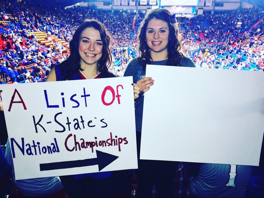 GAMEDAY! KU has won 33 of the last 38 matchups against K-State in Manhattan. Time to make it 34 of 39! #BeatKSU