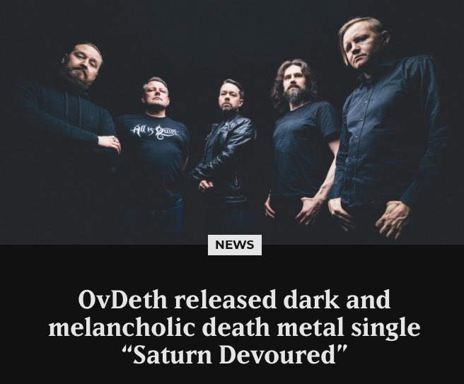 ovdeth's tweet photo. Thanks for sharing @Chaoszine1 🤘

Read 👉 https://t.co/HkknUDKoE8
Listen 👉 https://t.co/sYZSeVJFOO
#Deathmetal #NewReleases #ovdeth #saturndevoured #finnishmetal #chaoszine https://t.co/FAFt73dnPl