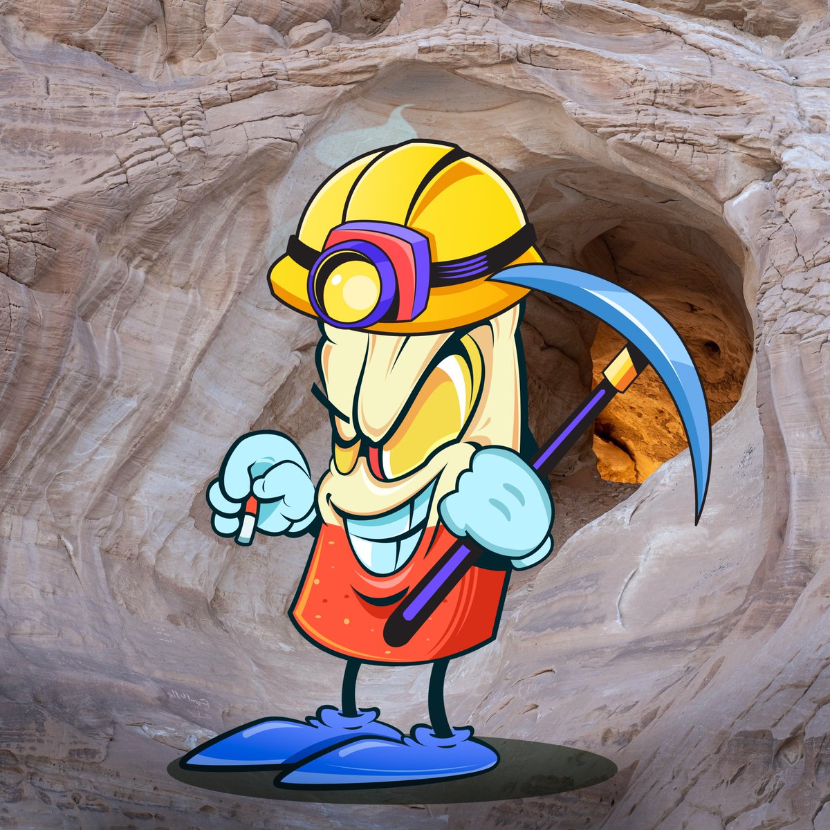 Buttsy_NFT's tweet photo. This “49er” is ready for a Gold Rush in the Buttsy Valley Mine.
#buttsynft #NFTs #nftcollector #NFTCommunity #savetheplanet #SolSeaNFT #NFT #solana #solsea #solanaNFT #digitaleyes https://t.co/e2tmuk2rCi