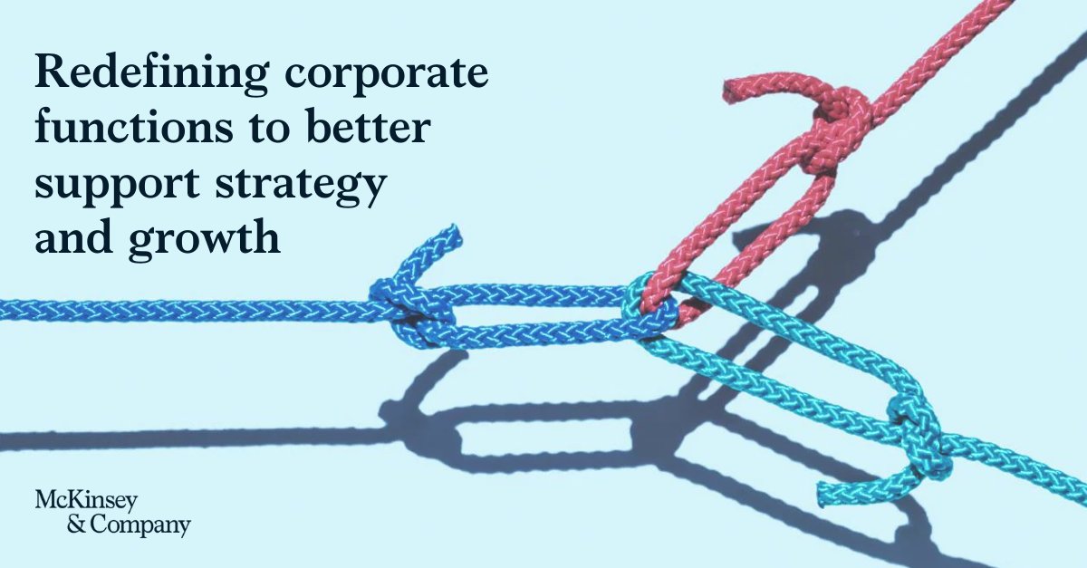 To find the most effective balance between decentralized functions and centralized control, organizations must first consider the needs of business units. 

Learn more about designing functions and enabling leaders to maximize value creation ➡️ mck.co/33VJnjQ